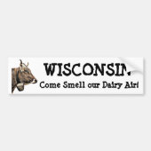Wisconsin, riechen unser autoaufkleber (Vorne)