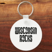 Wisconsin Rocks Schlüsselanhänger (Vorderseite)