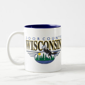 WISCONSIN-SCENE- ZWEIFARBIGE TASSE