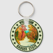 Wisconsin Schlüsselanhänger (Vorderseite)