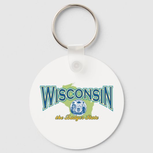 Wisconsin Schlüsselanhänger (Vorderseite)