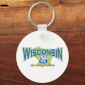 Wisconsin Schlüsselanhänger (Vorderseite)