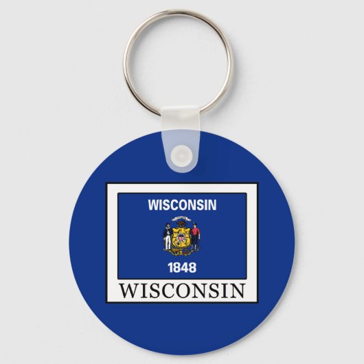 Wisconsin Schlüsselanhänger (Vorderseite)