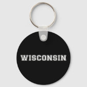 Wisconsin Schlüsselanhänger (Vorderseite)