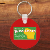 Wisconsin Schlüsselanhänger (Vorderseite)