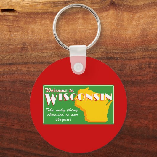 Wisconsin Schlüsselanhänger (Vorderseite)