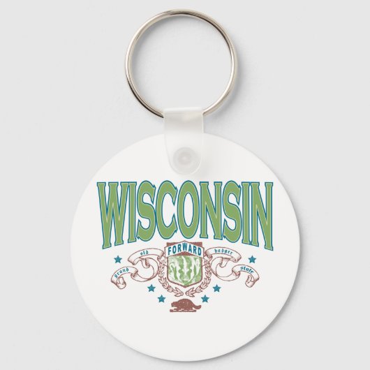Wisconsin Schlüsselanhänger (Vorderseite)