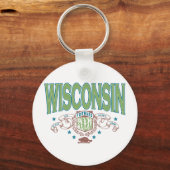Wisconsin Schlüsselanhänger (Vorderseite)