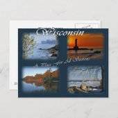 Wisconsin Seasons Postkarte (Vorne/Hinten)