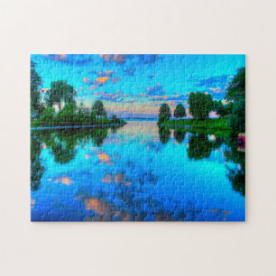 Wisconsin-Seelandschaft. Puzzle