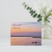 Wisconsin Serenity Postkarte (Stehend Vorderseite)