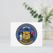 Wisconsin Siegel Postkarte (Stehend Vorderseite)