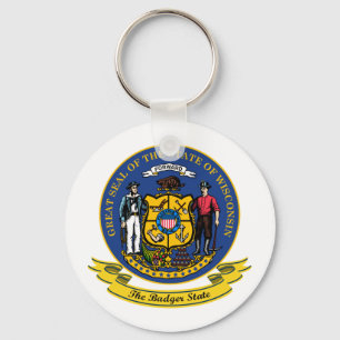 Wisconsin-Siegel Schlüsselanhänger