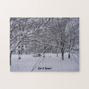 Wisconsin Snow Scene Puzzle