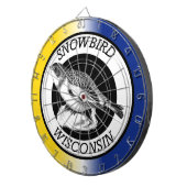 Wisconsin Snowbird Dartscheibe (Vorderseite rechts)