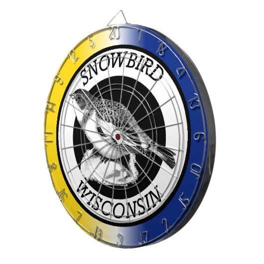 Wisconsin Snowbird Dartscheibe (Vorderseite rechts)