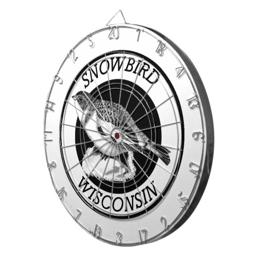 Wisconsin Snowbird Dartscheibe (Vorderseite rechts)