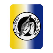 Wisconsin Snowbird Magnet (Vertikal)