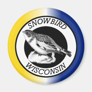 Wisconsin Snowbird Magnet
