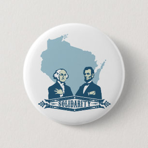 Wisconsin-solidarität Button