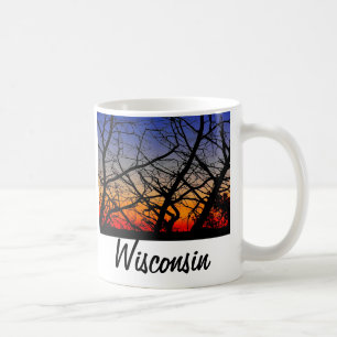 Wisconsin-Sonnenuntergang Kaffeetasse
