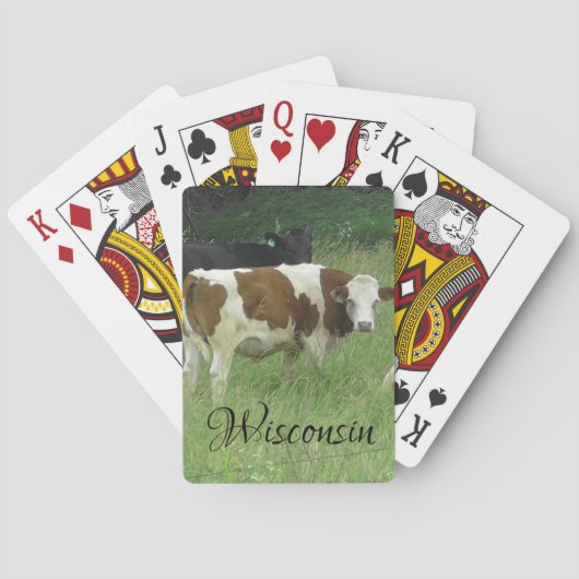 Wisconsin Souvenir Cards Spielkarten (Rückseite)