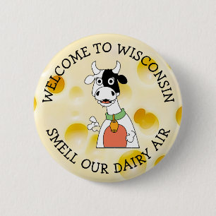 Wisconsin Spaß Chef Button