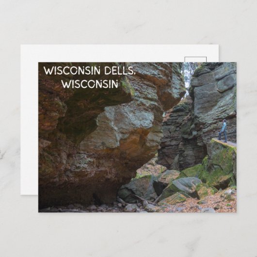 wisconsin spricht Weishconsin auf Postkarte (Vorne/Hinten)