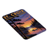 Wisconsin St Croix National Riverway Traverway Magnet (Rechte Seite)