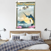 Wisconsin Staat Angelposter Leinwanddruck (Insitu (Schlafzimmer))