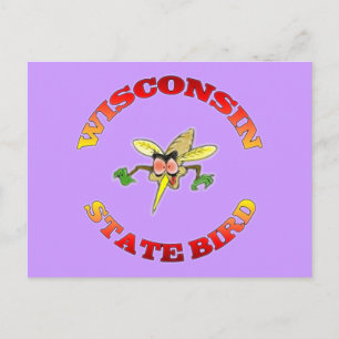 Wisconsin Staat Bird Postkarte