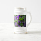 Wisconsin Staat Blume: Holz Violett Tasse (VorderseiteRechts)