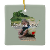 Wisconsin Staat Foto Einfügung und Ortsname