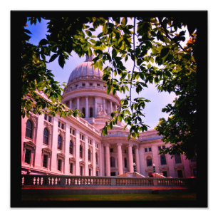 Wisconsin Staat Hauptstadt Fotodruck