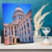 Wisconsin Staat Hauptstadt Fotoplatte (Seite)