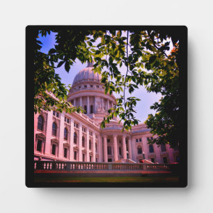 Wisconsin Staat Hauptstadt Fotoplatte