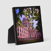 Wisconsin Staat Hauptstadt Fotoplatte (Vorderseite)
