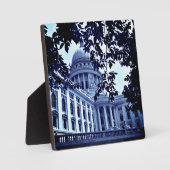 Wisconsin Staat Hauptstadt Fotoplatte (Vorderseite)