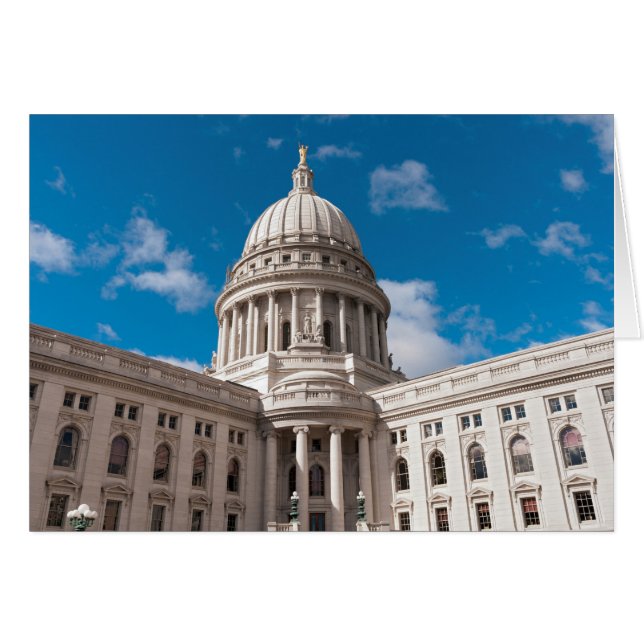 Wisconsin Staat Hauptstadt Gebäude (Vorderseite (Horizontal))