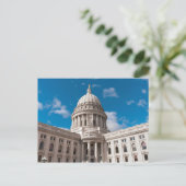 Wisconsin Staat Hauptstadt Gebäude Postkarte (Stehend Vorderseite)