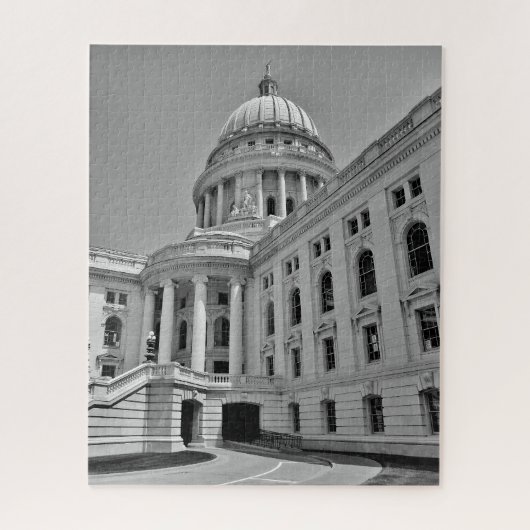 Wisconsin Staat Hauptstadt Puzzle (Vertikal)