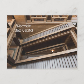 Wisconsin Staat Hauptstadt Räume Postkarte