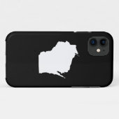 Wisconsin Staat Kontur Case-Mate iPhone Hülle (Rückseite (Horizontal))
