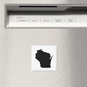 Wisconsin Staat Kontur Magnet (In Situ (Geschirrspüler))