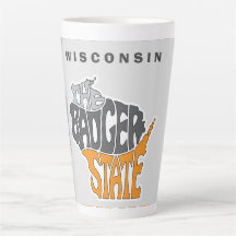 Wisconsin Staat Nickname Word Art