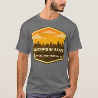 Wisconsin Staat Park Sticker 2020 T-Shirt