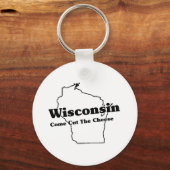 Wisconsin Staat Slogan Schlüsselanhänger (Vorderseite)