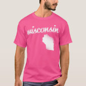 Wisconsin-Staat T-Shirt (Vorderseite)