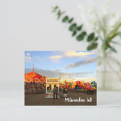 Wisconsin-Staatangemessene Milwaukee WI Postkarte (Stehend Vorderseite)