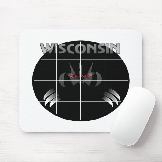 Wisconsin-Staats-Dachs-Entwurf Mousepad (Mit Mouse)
